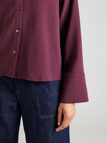 VERO MODA Bluse 'VMALVA' i rød