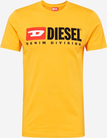 T-Shirt DIESEL en orange : devant