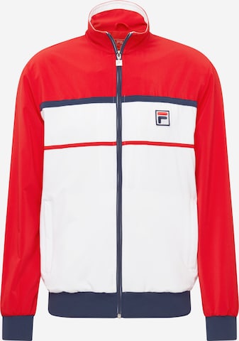 FILA Training Jacket in White: front