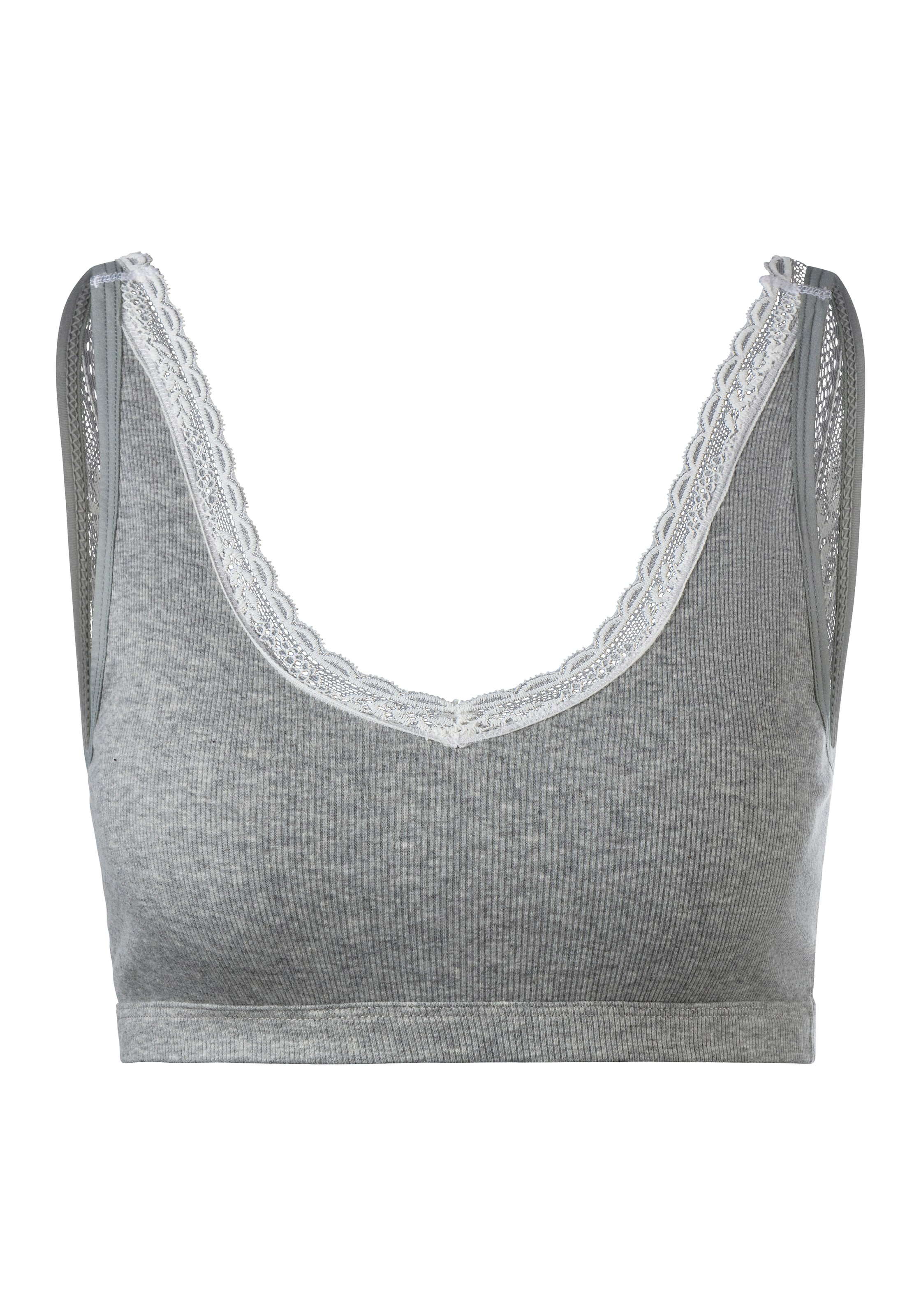 s.Oliver Μπουστάκι Σουτιέν σε γκρι: μπροστά