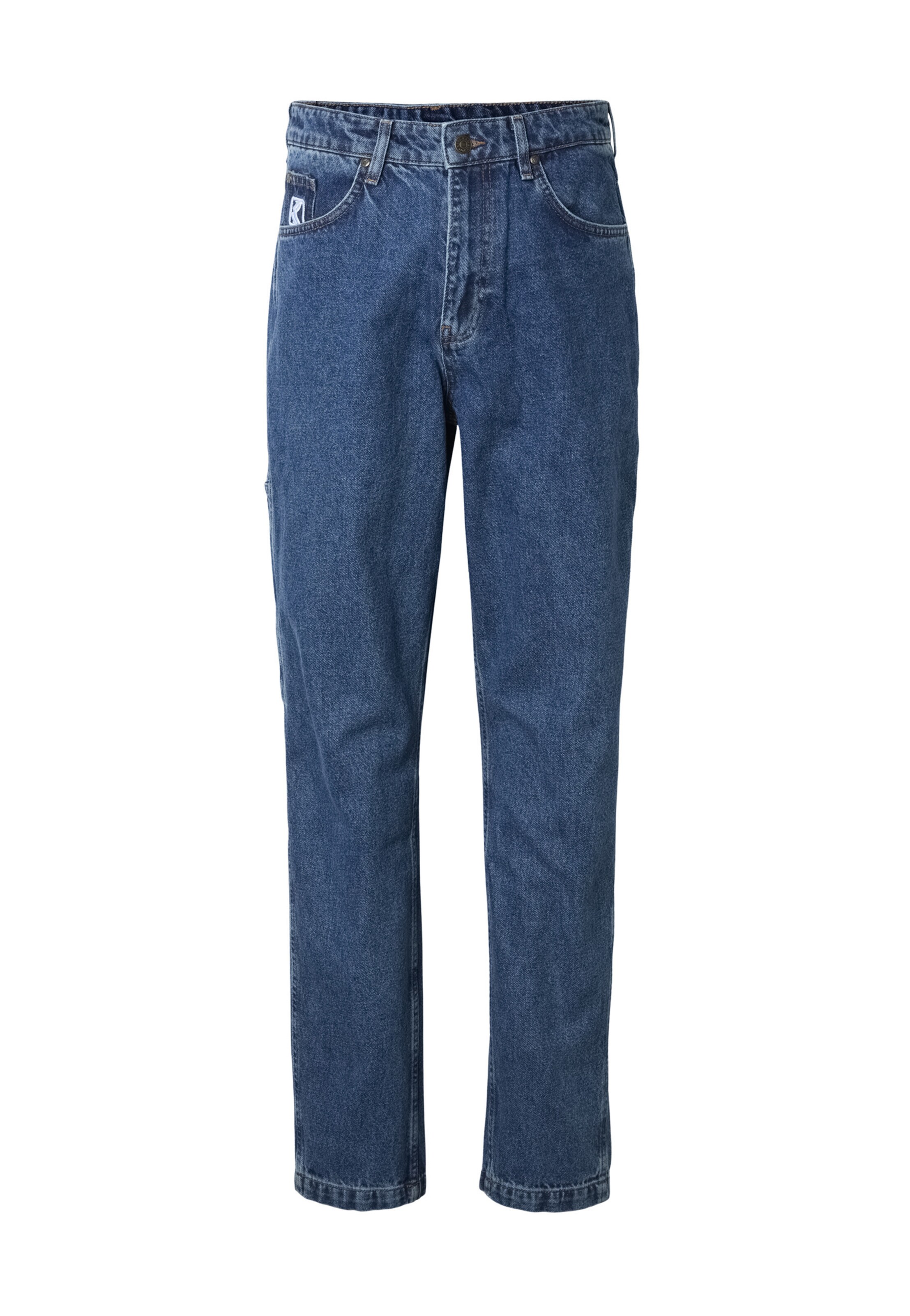 Karl Kani Tapered Jeans in Blue: front