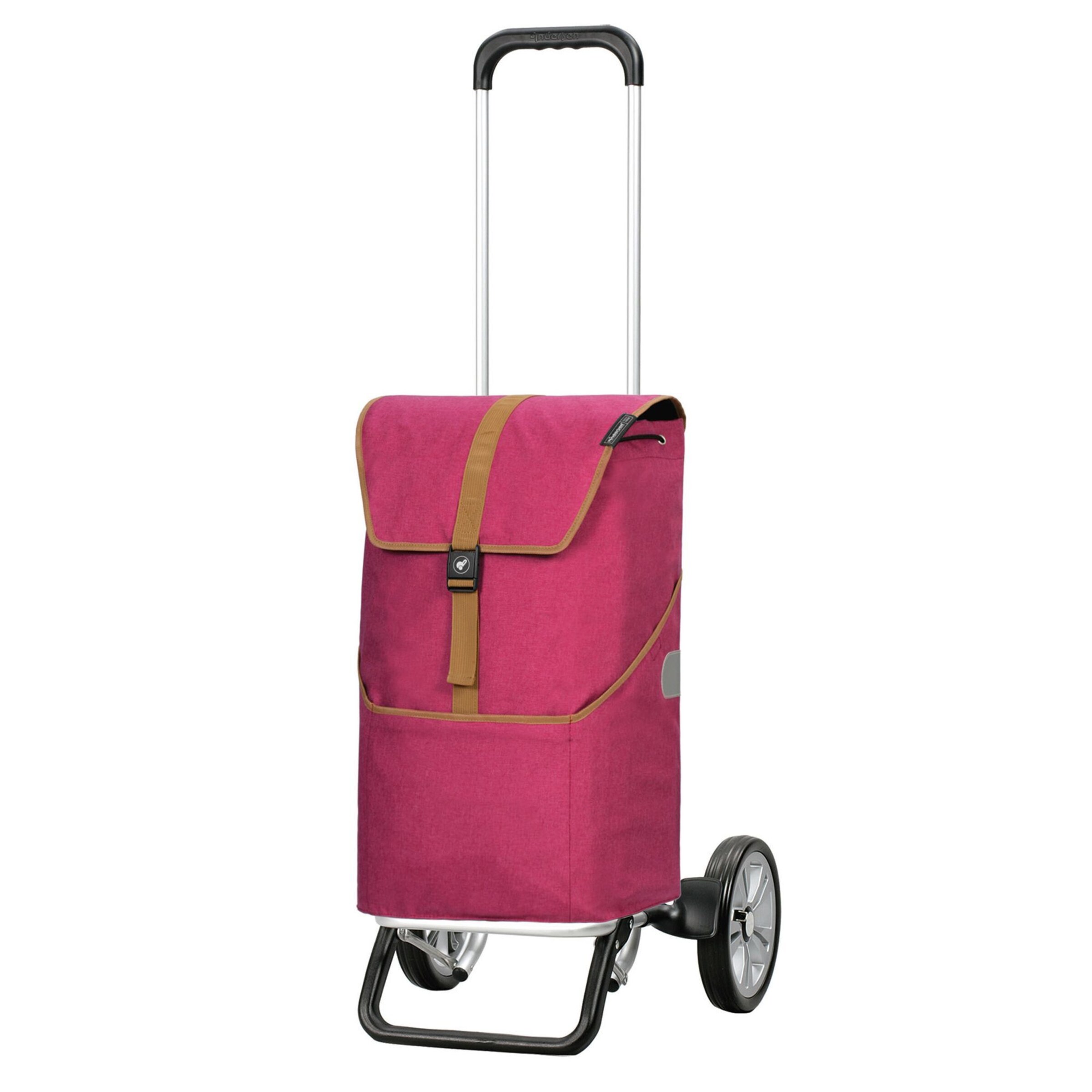 Cabas 'Alu Star' Andersen Shopper en rose : devant