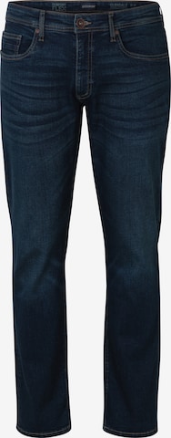 Coupe slim Jean Stooker Men en bleu : devant