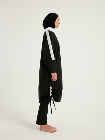 MARINA High neck Badpakjurk 'Modest Marina M2521-3' in Zwart