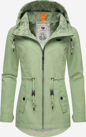 Ragwear Between-season jacket 'Monadis' in Green: front