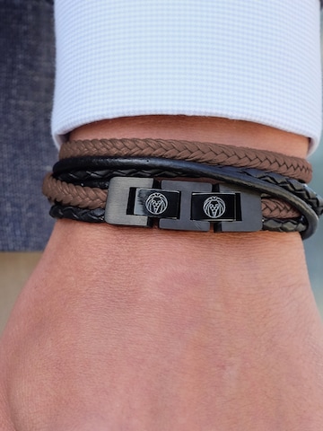 Lucleon Bracelet 'Roy' in Brown