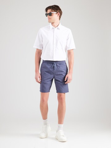 KnowledgeCotton Apparel regular Bukser i blå