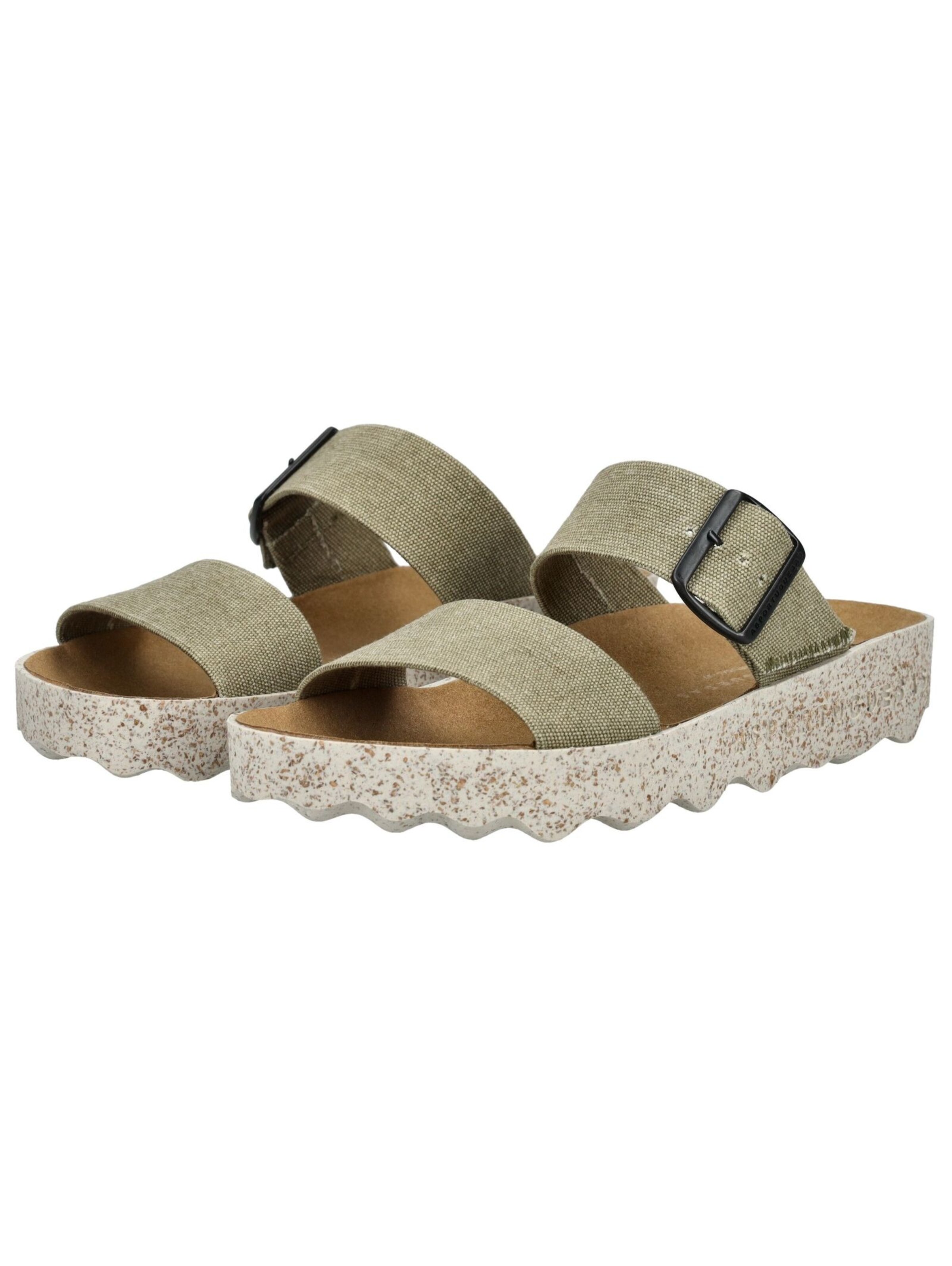 Asportuguesas Mules in Green