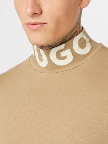 HUGO Shirt 'Dardini' in Braun