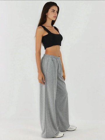 Loosefit Pantalon Hiccup en gris