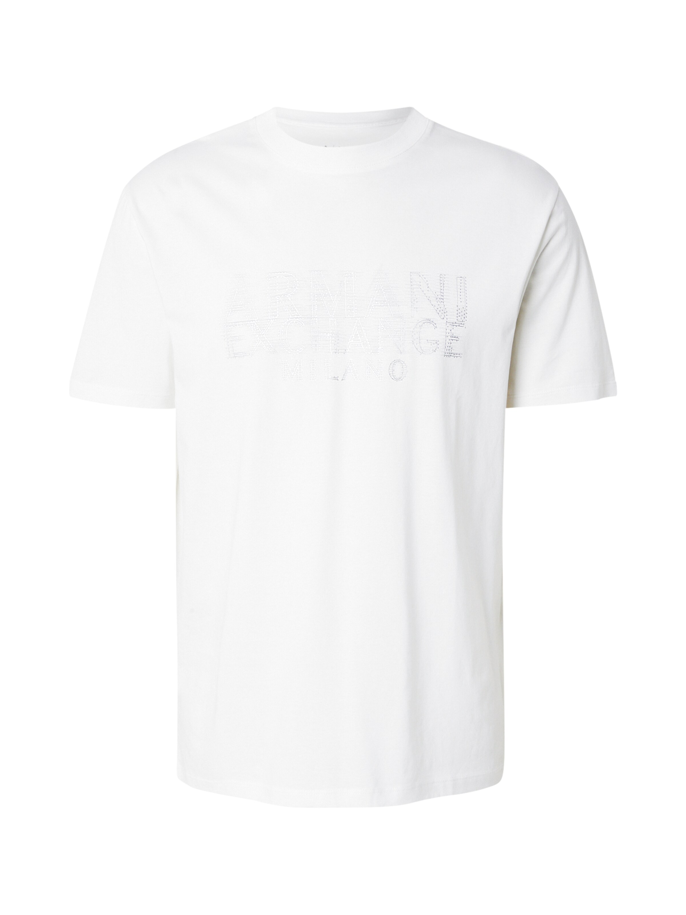 ARMANI EXCHANGE Μπλουζάκι σε λευκό: μπροστά