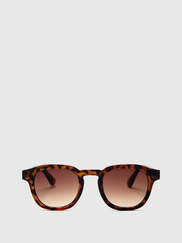 SELECTED - Gafas de sol en marrón: frente