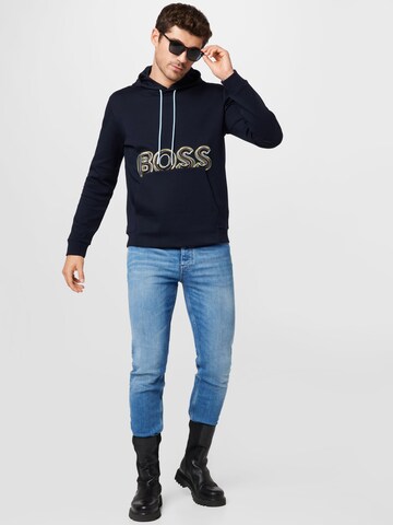 BOSS Green Sweatshirt 'Soody' in Blue