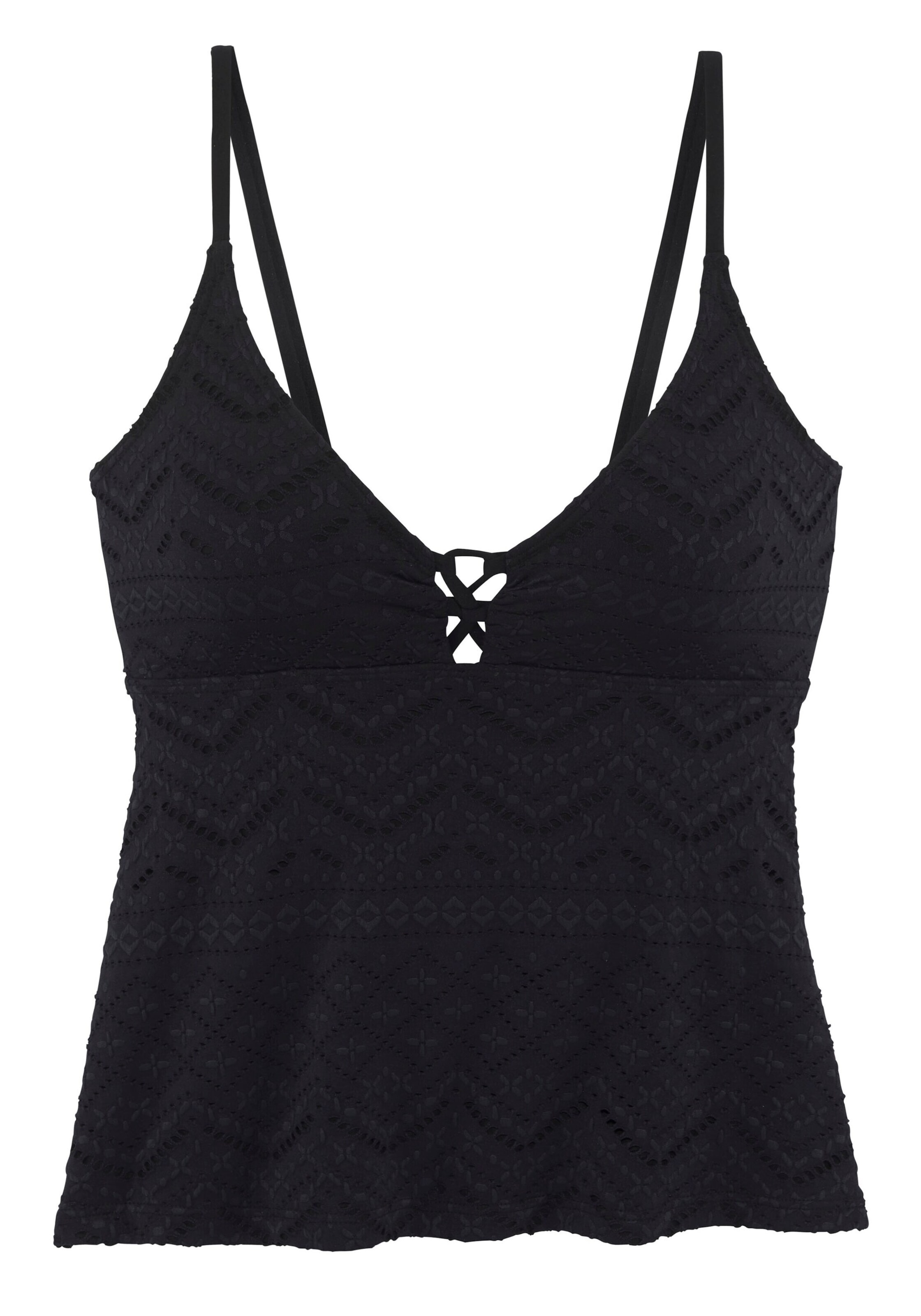 Triangle Haut de tankini LASCANA en noir : devant