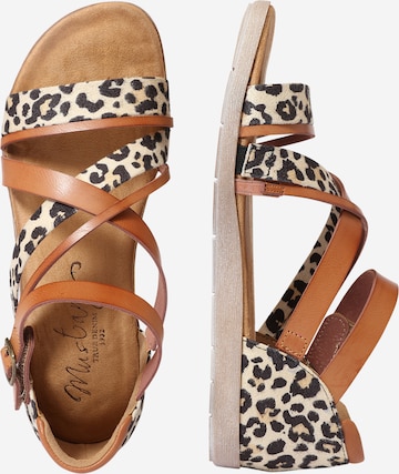 MUSTANG Strap Sandals in Brown