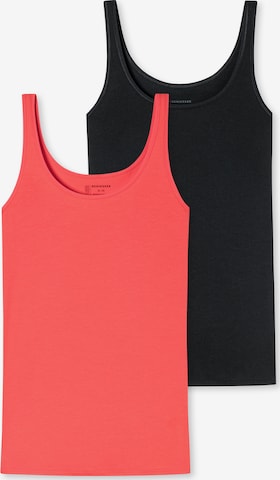 SCHIESSER Top ' 95/5 Organic ' in Red: front