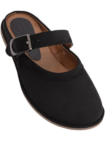 Limoya Pantolette 'Cinzia'‌ in Schwarz: Vorderseite