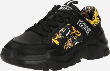 Sneaker low 'SPEEDTRACK' de la Versace Jeans Couture pe negru: față