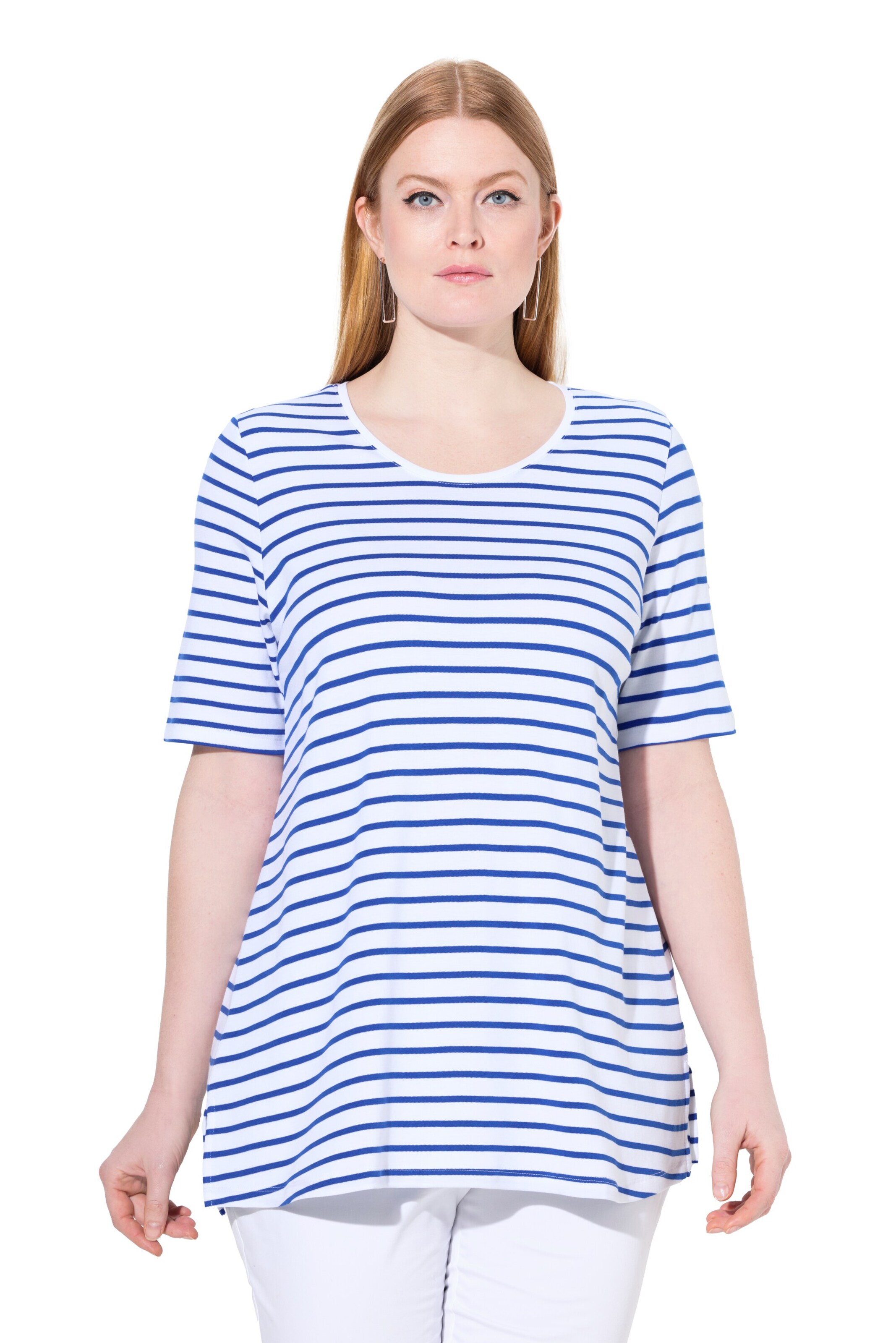 Ulla Popken Shirt in Blauw: voorkant