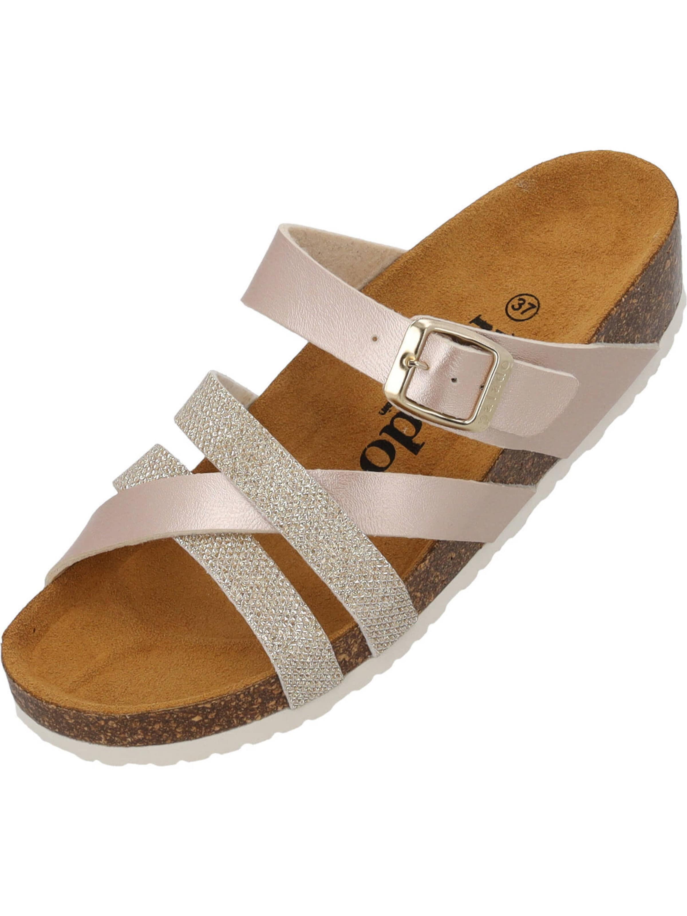 Palado Mule 'Balmur' in Beige: front