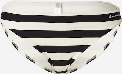 Slip costum de baie Marc O'Polo pe negru / alb, Vizualizare produs