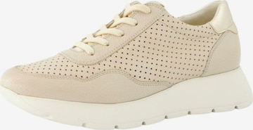 Sneaker bassa di Paul Green in beige: frontale