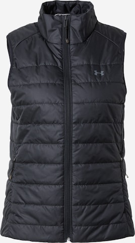 Gilet de sport UNDER ARMOUR en noir : devant