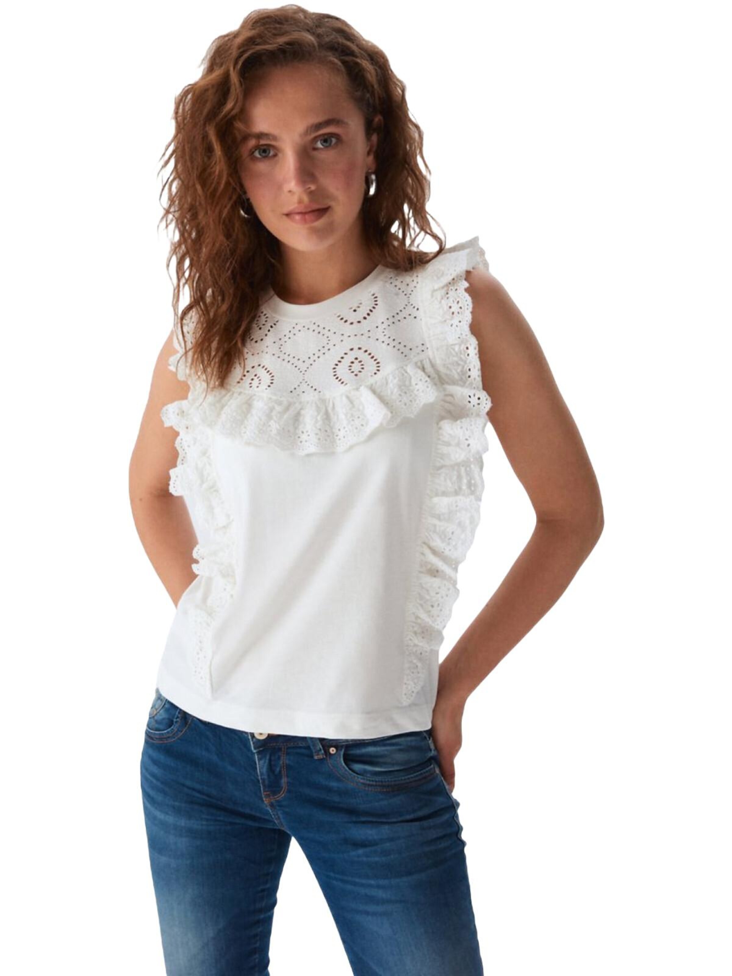 LTB Jeans Top in Roze: voorkant