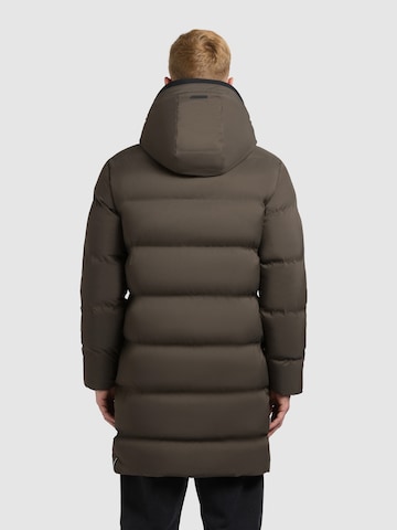 khujo Winter Coat 'Caius2' in Brown