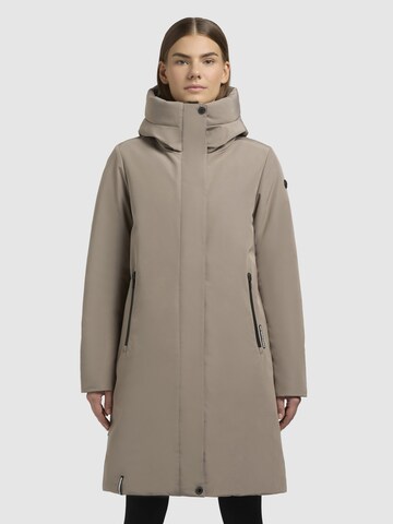 khujo Winterjacke 'NELLEN' in Beige: Vorderseite