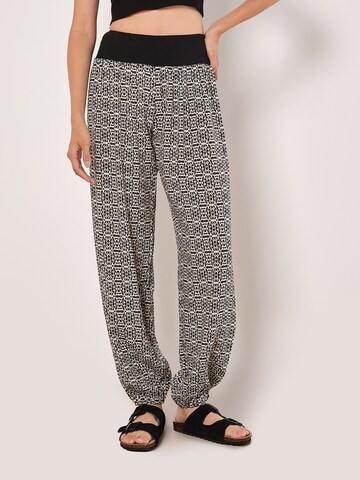 Apricot Loose fit Pants ' ' in Black: front