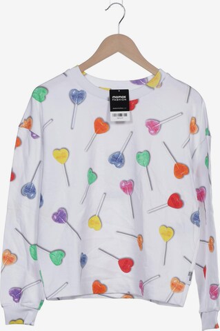 Love Moschino Sweatshirt & Zip-Up Hoodie in XS in White: front