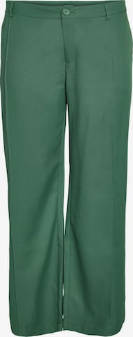 Noisy May Curve Wide leg Pants 'Pinola' in Green: front