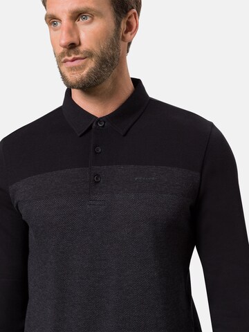 PIERRE CARDIN Poloshirt in Schwarz