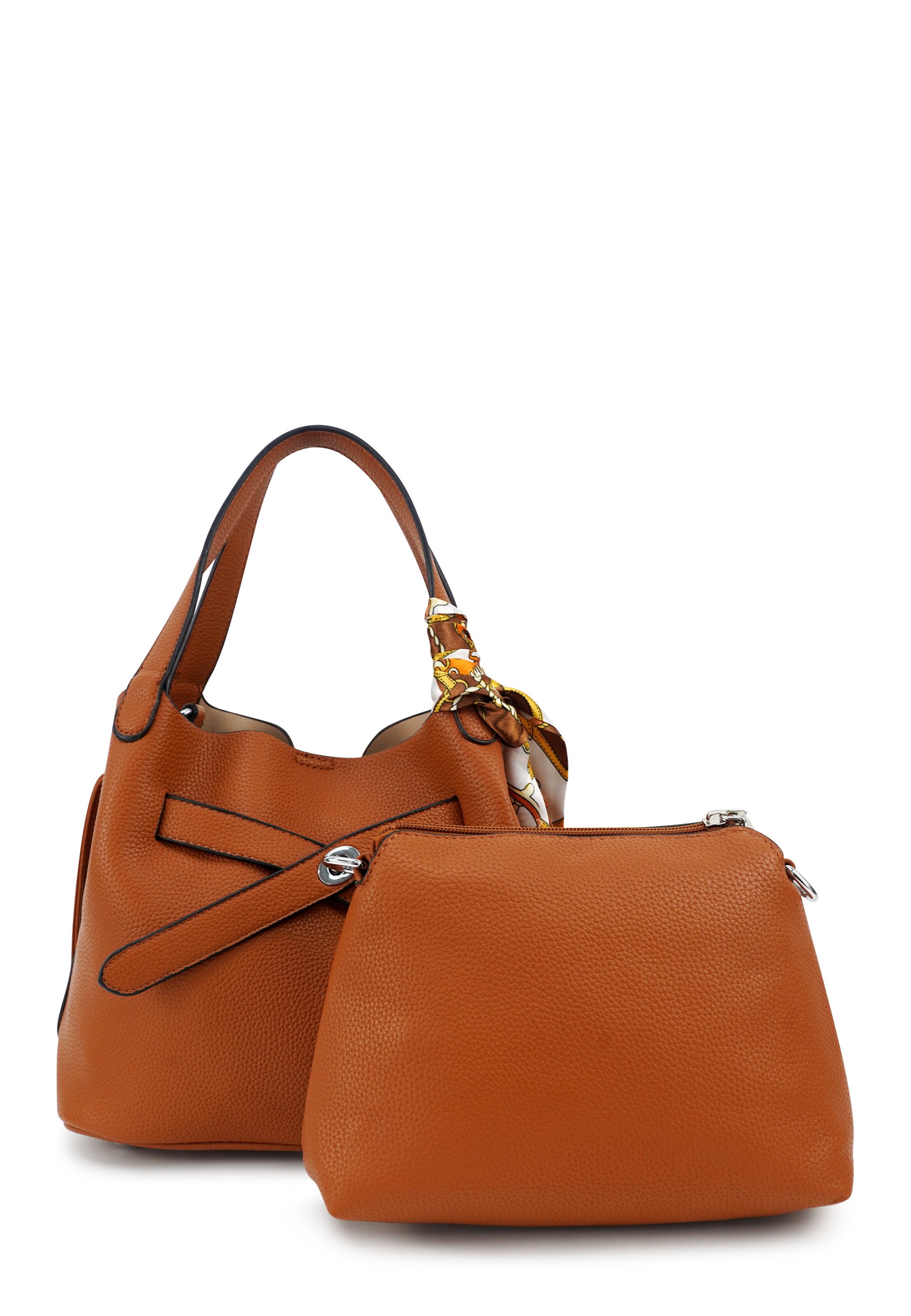 HARPA Handtasche 'MALU' in Braun: Vorderseite