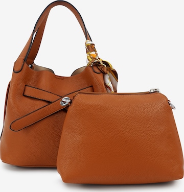 HARPA Handtasche 'MALU' in Braun: Vorderseite