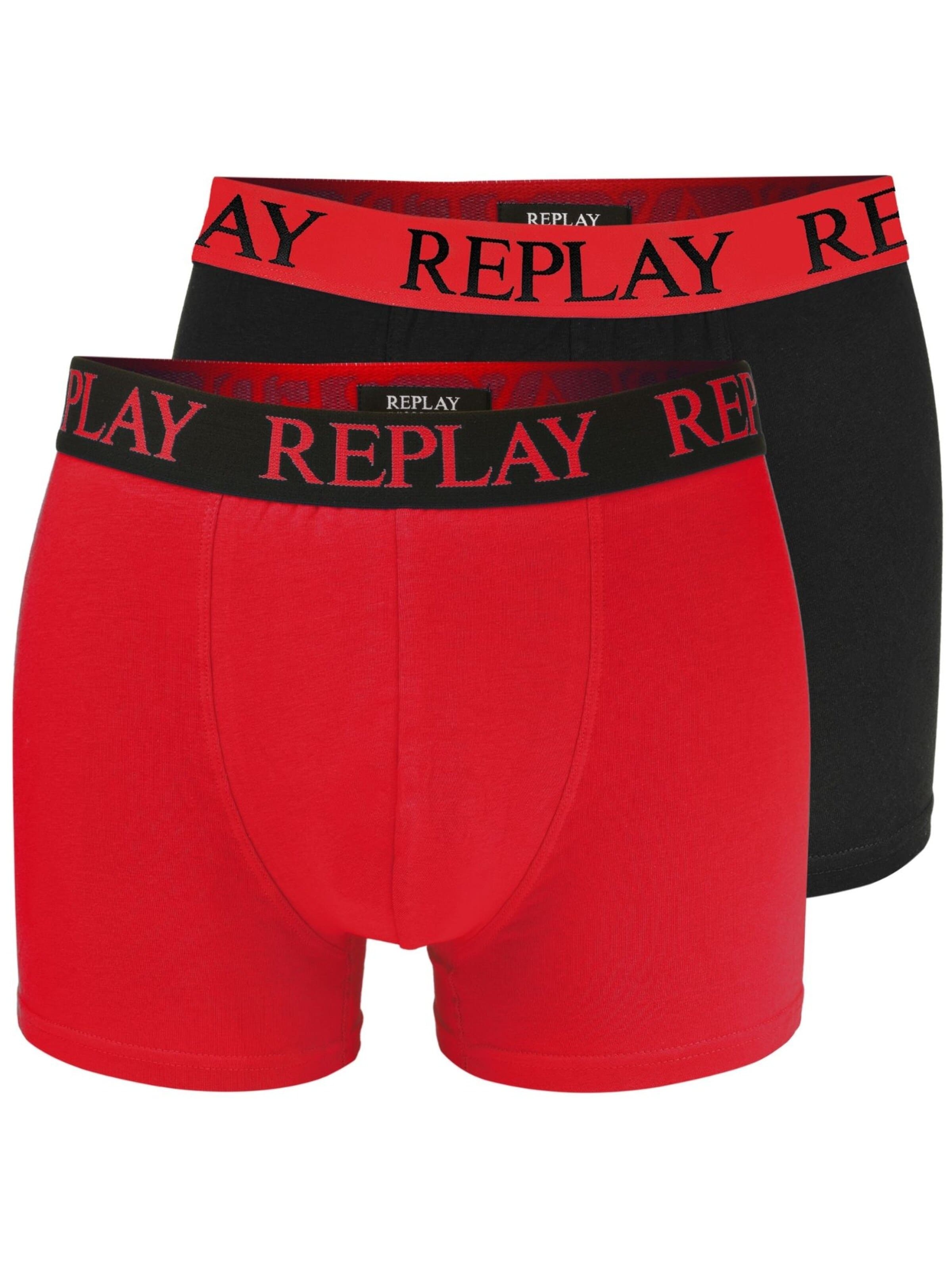 Pantaloncini intimi sportivi di REPLAY in rosso: frontale