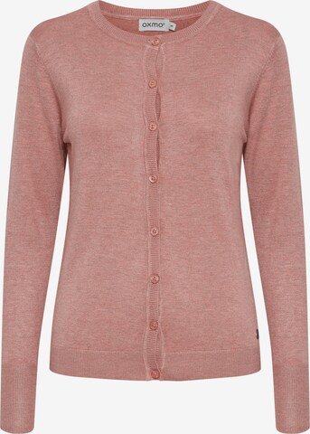Oxmo Knit Cardigan 'Hlin' in Pink: front
