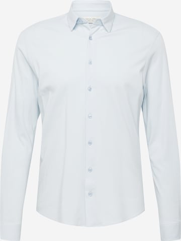 Casual Friday - Ajuste regular Camisa 'Arthur' en azul: frente