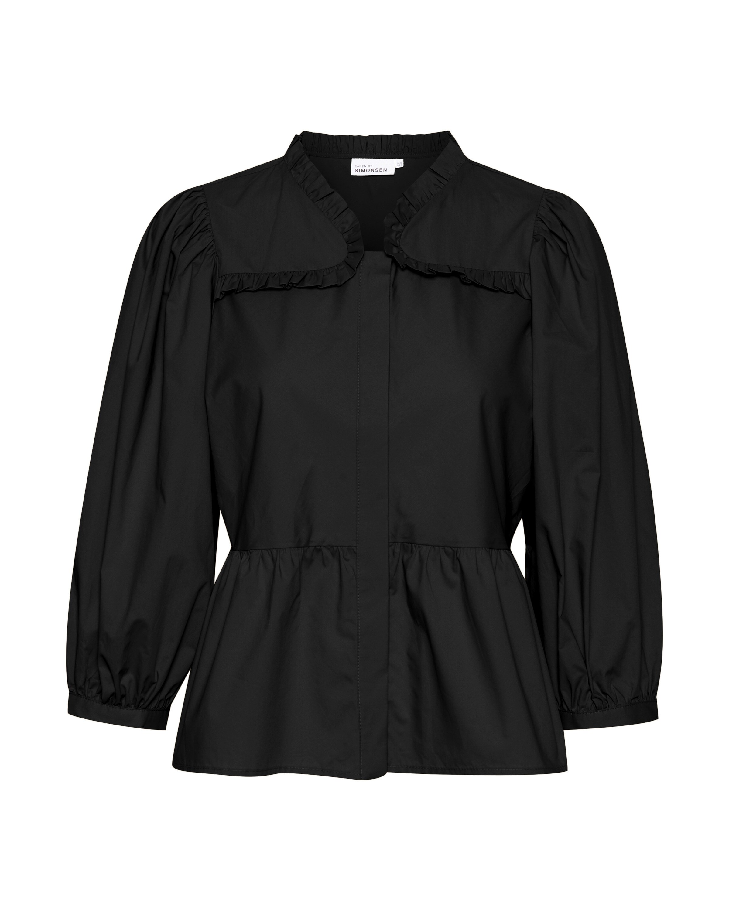 KAREN BY SIMONSEN Bluse 'Zuena Nette' in Blau: Vorderseite