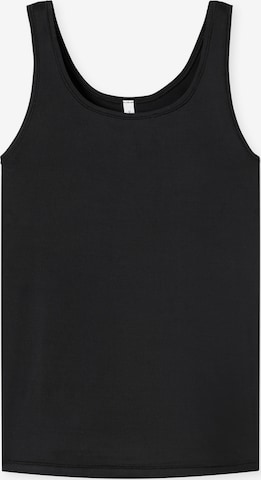 SCHIESSER Unterhemd ' Trägertop - Unique Micro ' in Schwarz: Vorderseite