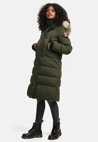 MARIKOO Winter coat 'Schneesternchen' in Green