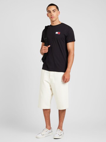 Tommy Jeans Shirt 'ESSENTIAL' in Black
