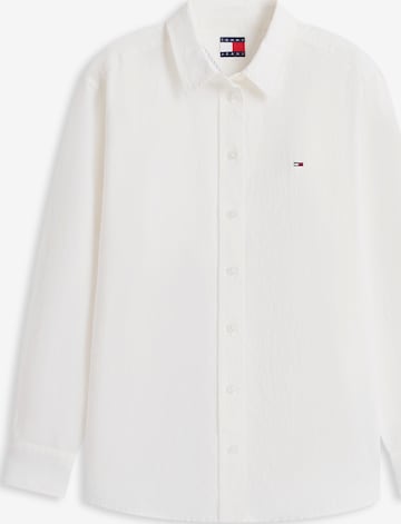 Tommy Jeans Blouse in Wit: voorkant