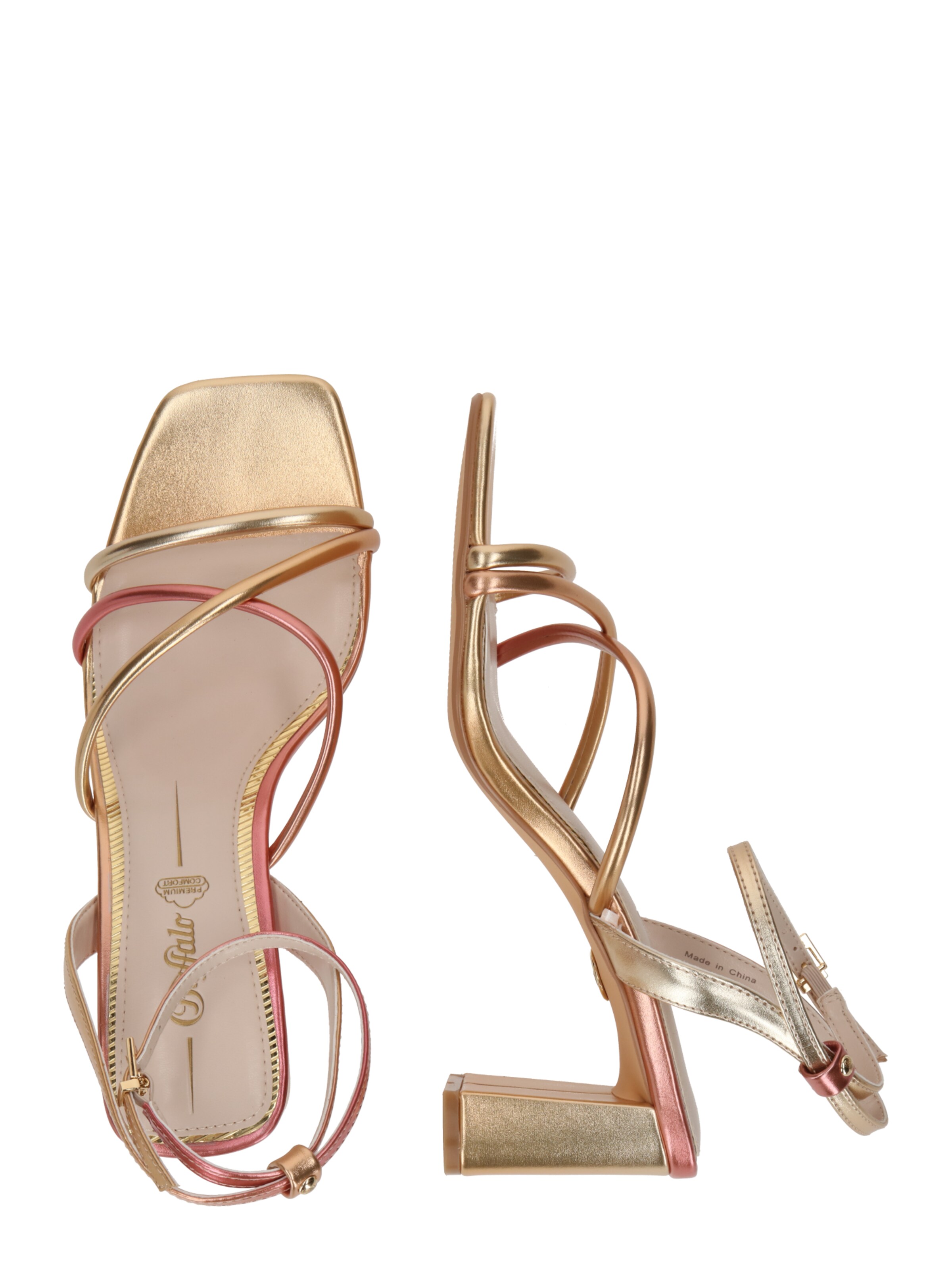 Sandales à lanières 'April' BUFFALO en or