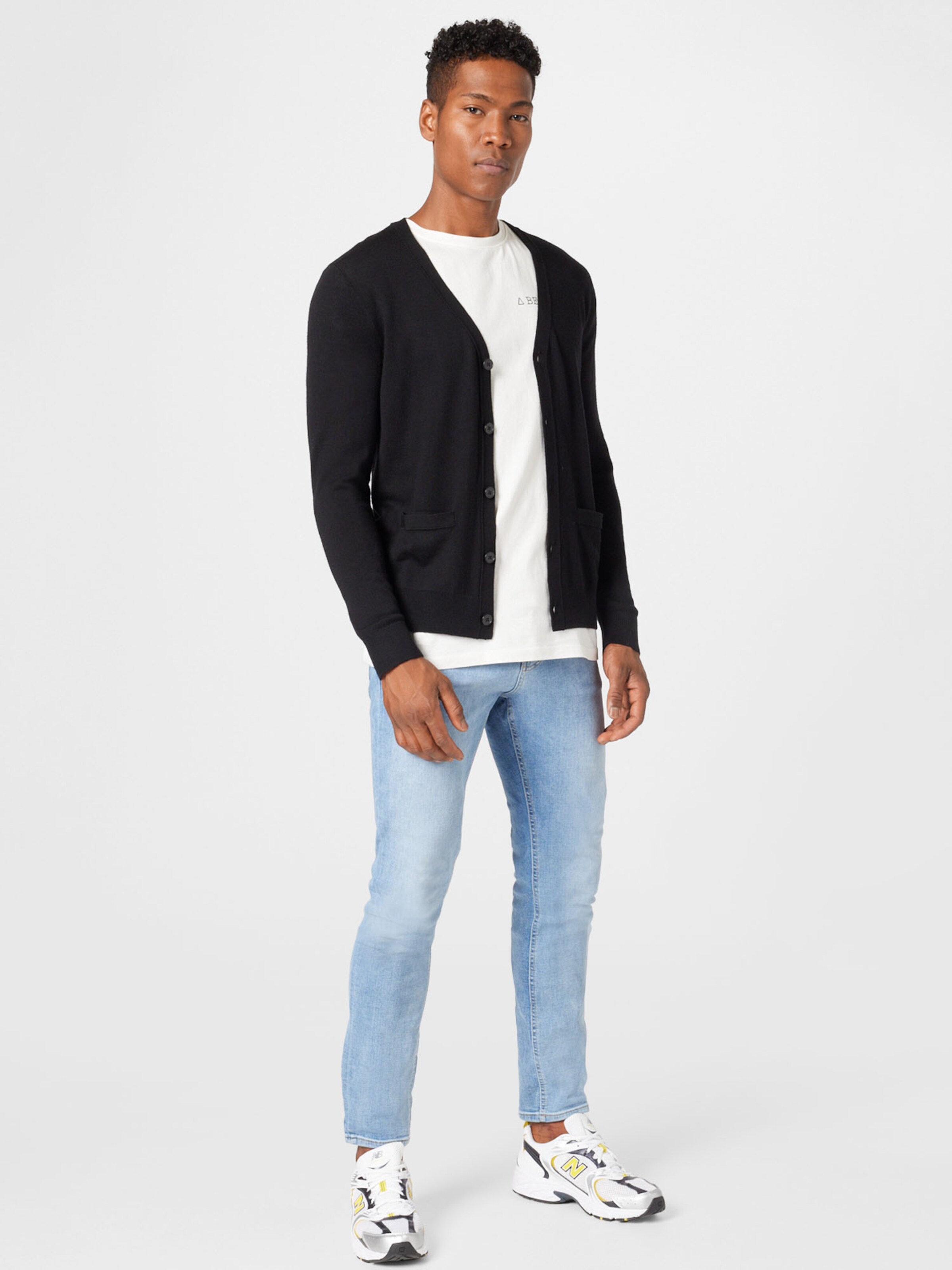 Männer Shirts BE EDGY T-Shirt 'Paulus' in Weiß - QT76072 Männer Shirts BE EDGY T-Shirt 'Paulus' in Weiß - QT76072