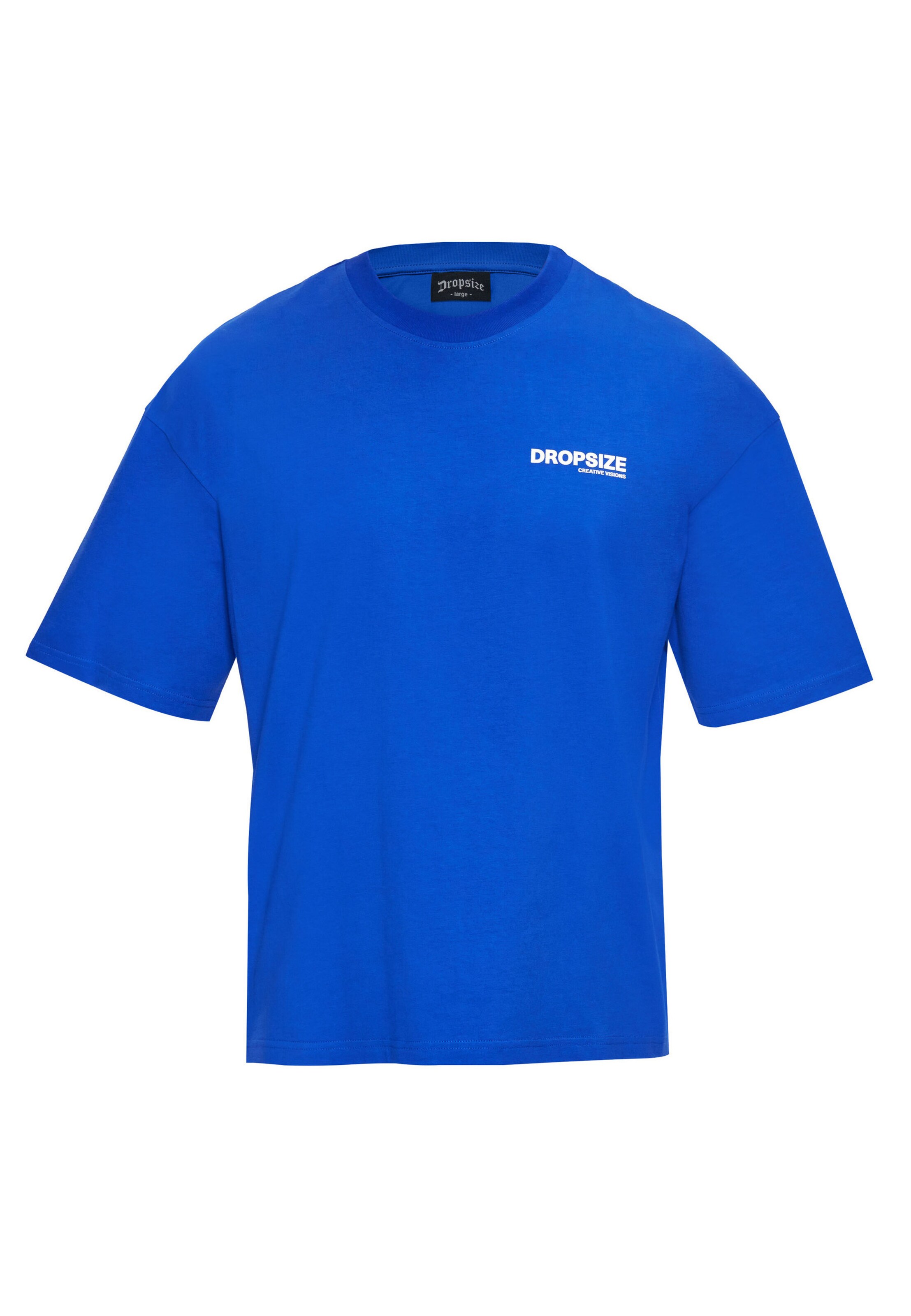 Dropsize T-Shirt in Blau: Vorderseite