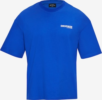 Dropsize T-Shirt in Blau: Vorderseite