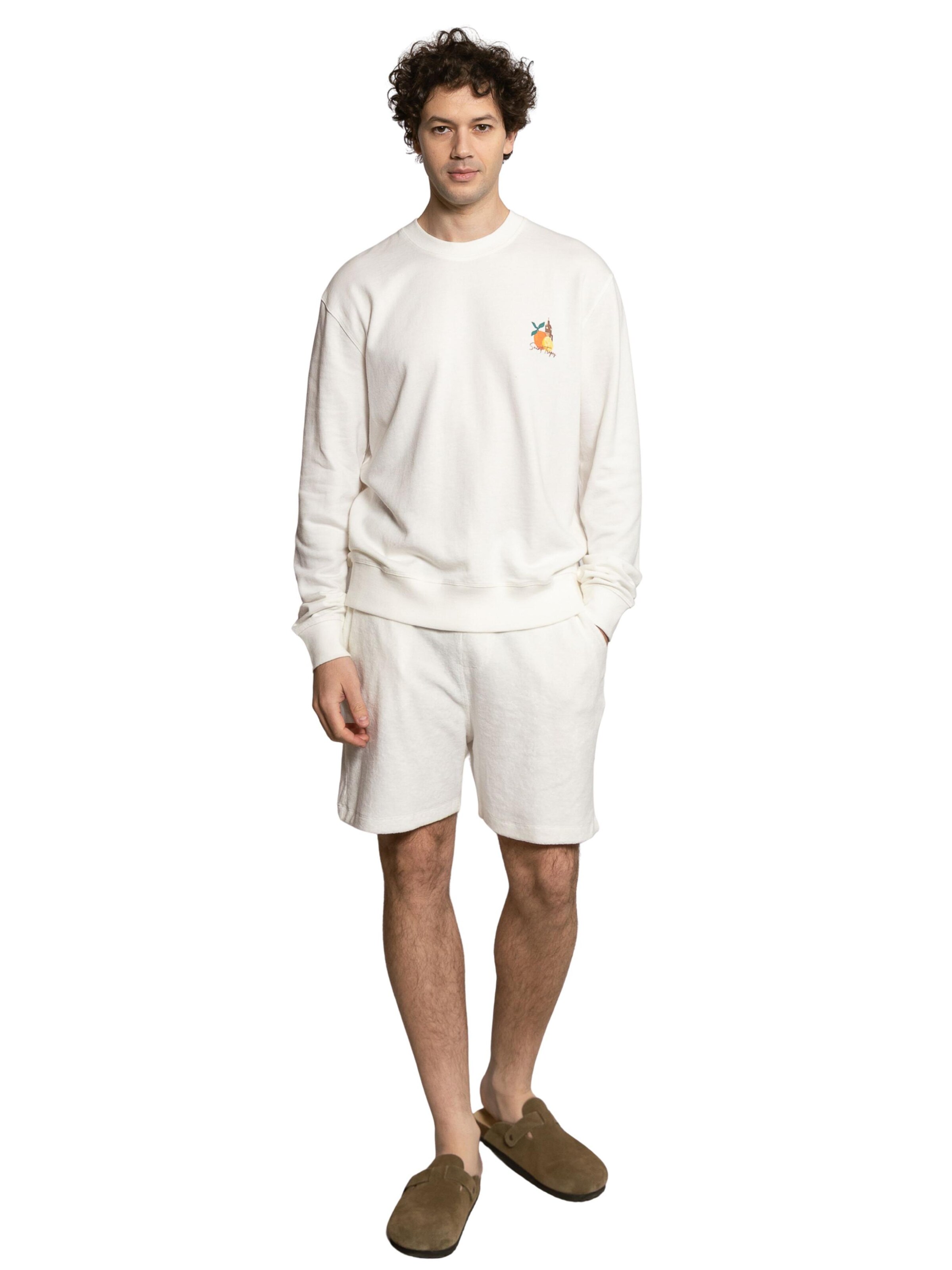 Pyjama court LDB en blanc