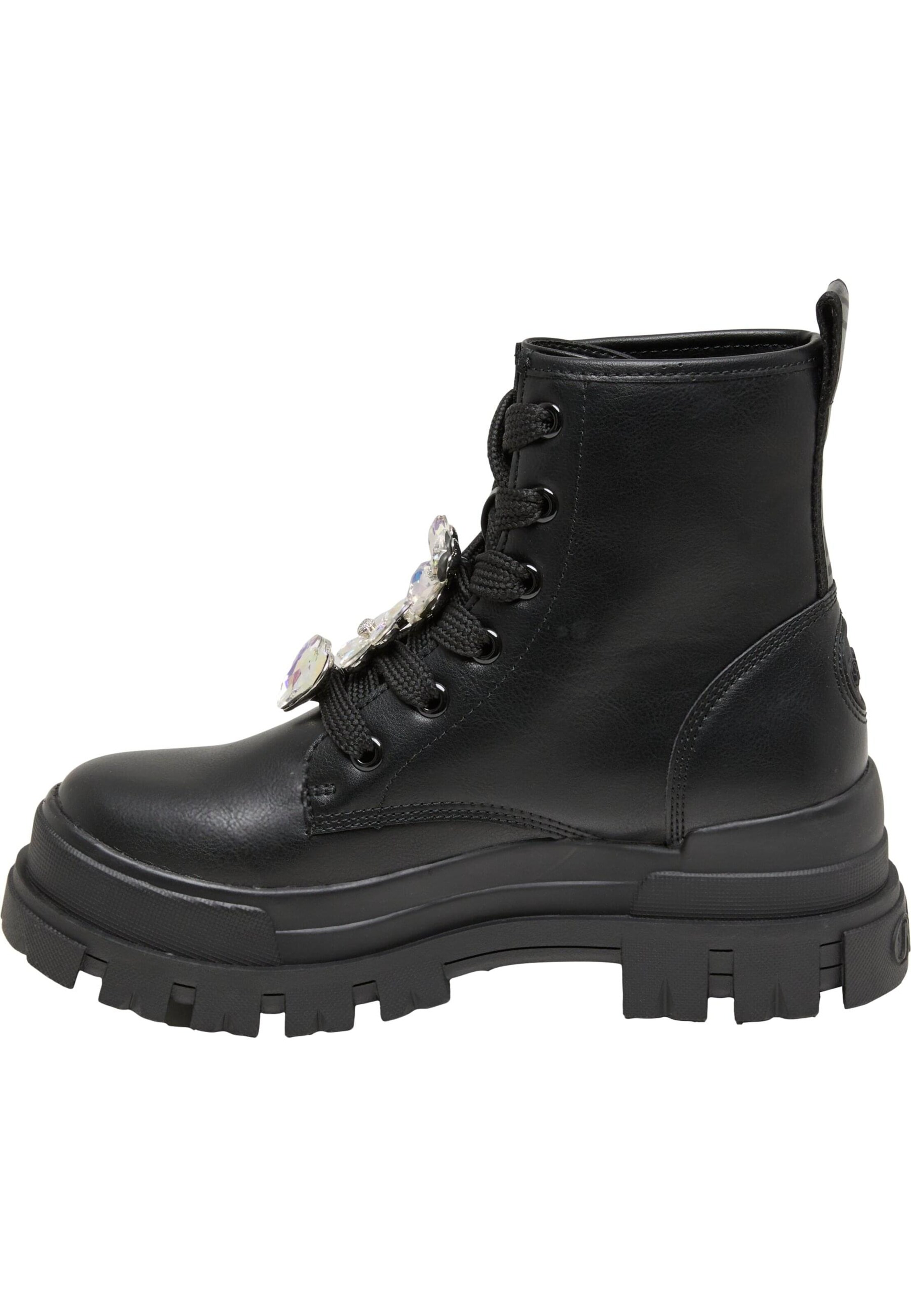 Stivaletto stringato 'Aspha Rld Ice' di BUFFALO in nero